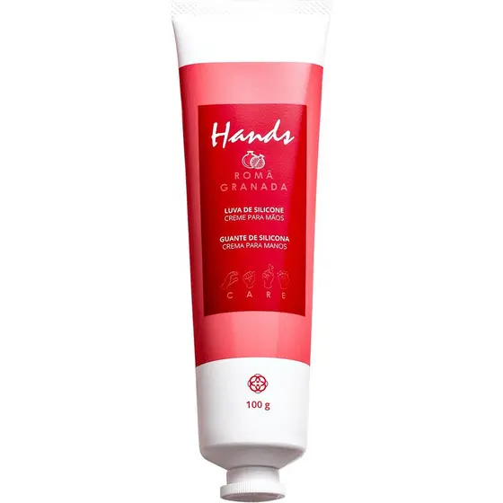 Hidratante Luva De Silicone Para As Mãos Romã Hands Hinode 100g