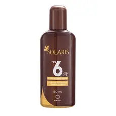 Óleo Bronzeador FPS 6 Uva E Uvb Solaris 150ml