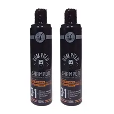 Kit 2 Shampoos Escurecedores Dom Pelo 250ml - Reduz Fios Brancos - Pronta Entrega, Envio Imediato