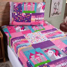 Jogo de Lençol Solteiro 02 Peças Estampas Infantil