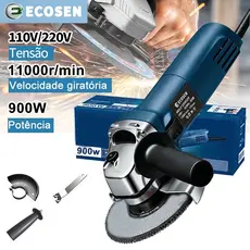 Esmerilhadeira Lixadeira Angular 900w 115mm 4.1/2 11000rpm 60HZ