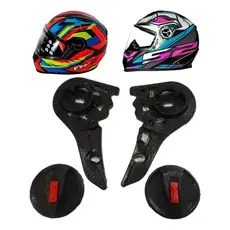 REPARO SUPORTE VISEIRA LS2 FF358 FW3 KIT COMPLETO ENCAIXE PERFEITO RESISTENTE TOP QUALIDADE