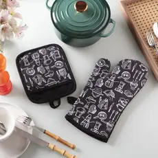 Kit Luva e Pegador de Panelas Térmico Jolitex 2 Peças