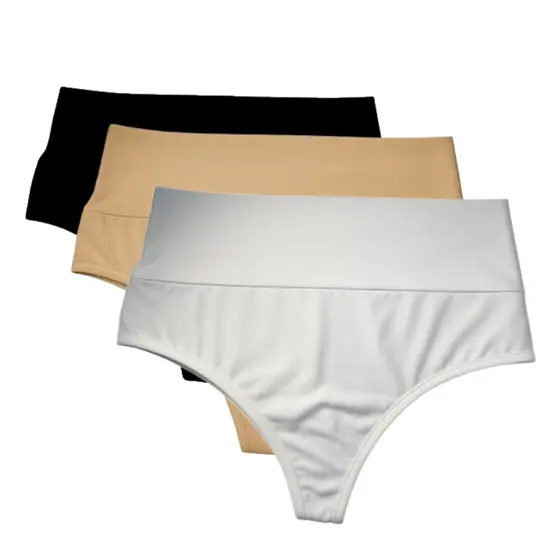 Kit 3 Calcinhas Plus Size Fio Conforto e Qualidade