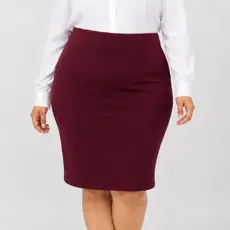 Saia Lapis Midi Feminina Plus Size Evangélica Social Modelo Luxo Secretaria Tubinho GG ao G3