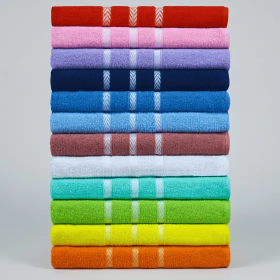 Kit 10 e 05 Toalhas de Rosto Grandes Macia Absorventes 100% Algodão Linha Bruna Dia a Dia Confort