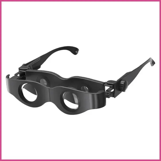 Óculos Binoculares Visão Noturna Mãos-Livres Lupa Compacta Wearable Equipamento De Pesca Binóculos Para Homem mubow1br
