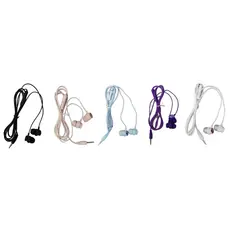kit 3 Fone De Ouvido Premium Slim Intra Auricular com padrão anime