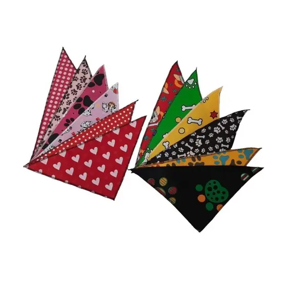 20 Bandana Pet P, Cachorro, Macho e Fêmea, Banho e Tosa, Pet Shop