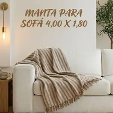Manta Luxo King para Sofá 4,00x1,80 – Elegância e Proteção na Decoração
