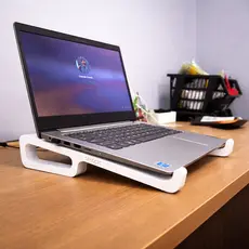 Suporte para Notebook Ergonômico  Base Elevada Antiderrapante Ventilado Resistente -SHACK
