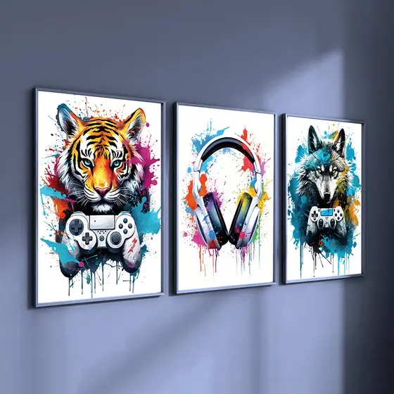 Quadros Decorativos de Arte Geek e Nerd