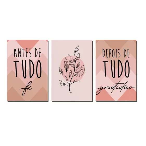 Kit Quadros Decorativos Antes De tudo Fé, Depois De Tudo Gratidão Sala Quarto Cozinha Coisas barato Coisas De cozinha Coisas Para Quarto