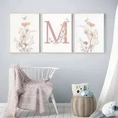 Quadro decorativo decoração quarto bebê menina