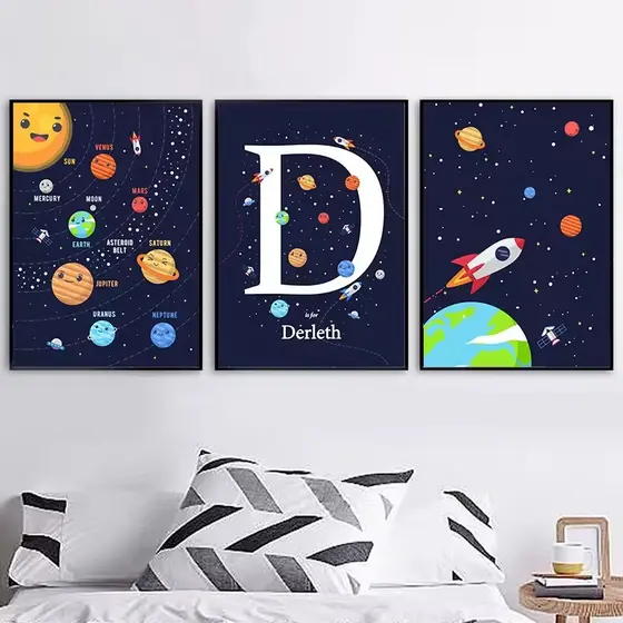 quadro decorativo infantil decoração para menino