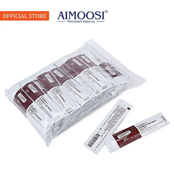 5 Pçs/Saco Creme Anti Cicatriz Tatuagem Cuidados Posteriores Reparação Permanente Vitamina A + D