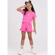Conjunto Infantil Cropped Girassol Pink