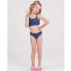Conjunto Infantil Biquíni UV 50+ Babadinho Marinho