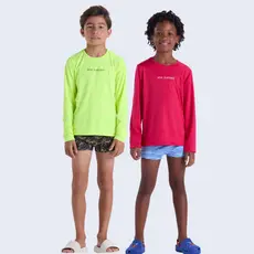 Conjunto Moda Praia  UV50+ Infantil Sunga Sublimada