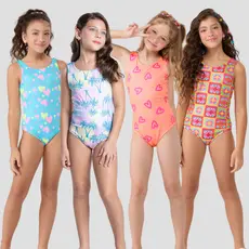 Maiô Infantil Menina Proteção UV50+ Regata Summer