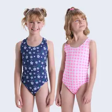 Maiô Infantil UV50+ Estampado com Faixa nas Costas