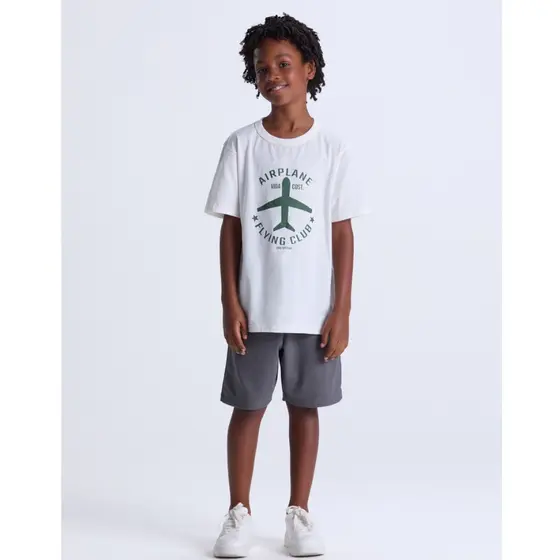 Conjunto Infantil Masculino de Verão Avião