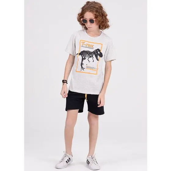 Conjunto Infantil Ribana T-rex Mescla