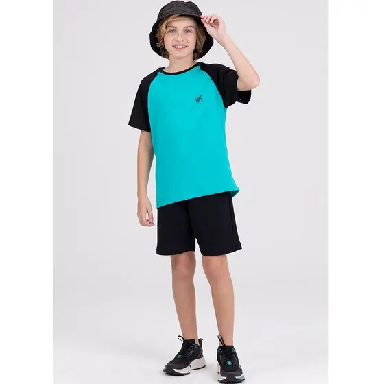 Conjunto Infantil Raglan Slevee Verde
