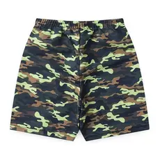 Bermuda Infantil Tactel Camuflado Preto