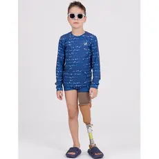 Conjunto Infantil Manga Longa UV 50+ Skeleton