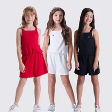 Macaquinho Infantil Feminino Rustique Alcinha