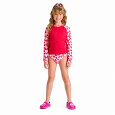 Conjunto Praia Infantil UV50+ Manga Longa Estampas Divertidas