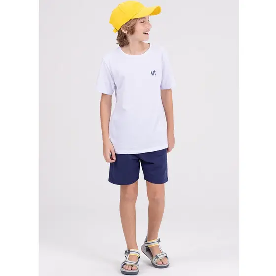 Conjunto Infantil Ribana Aplique Branco