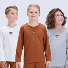 Pijama Infantil Masculino de Inverno Ursinho