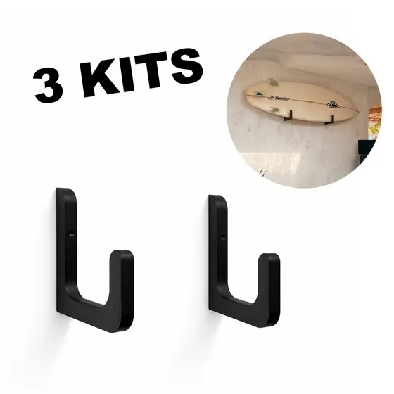 Suporte Para Prancha De Surf Wakeboard Skate Kitesurf Expositor De Parede