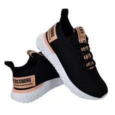 Tênis feminino e masculino casual e esportivo malha respirável academia caminhada passeio