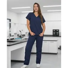 Conjunto scrub Pijama Cirúrgico Original seca rápido não amassa dentista medico enfermeiro 10