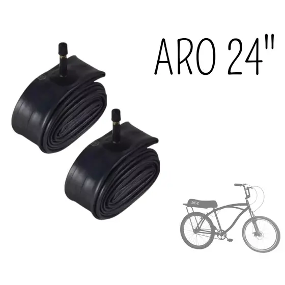 Câmaras De Ar Bike Pneu Aro 24 X 1,75