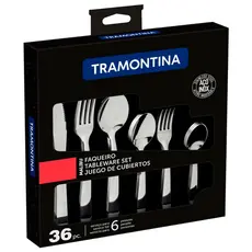Faqueiro Tramontina Malibu 36 Peças Aço Inox Completo