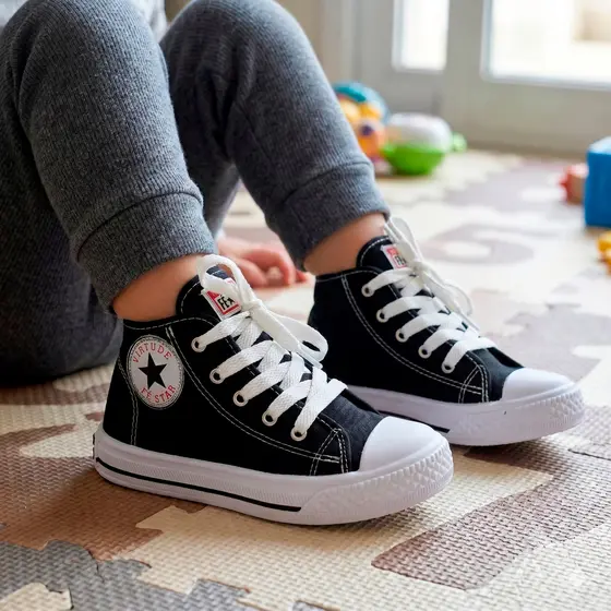 Tênis Botinha Star Infantil Menino e Menina Masculino e Feminino Casual Escolar Qualidade Confort