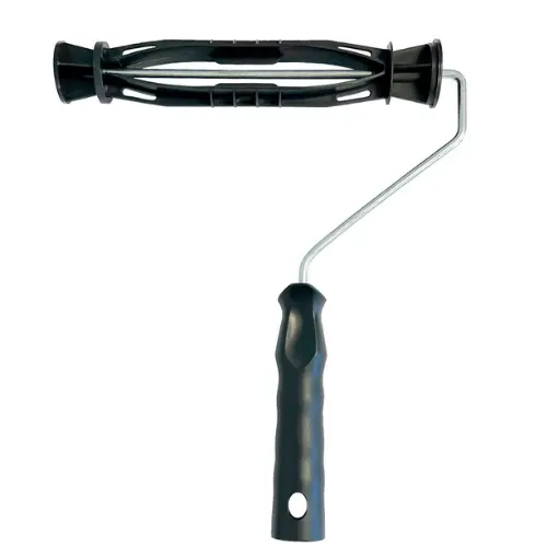 Cabo Garfo Suporte Para Rolo de Pintura Com Gaiola 23cm Preto