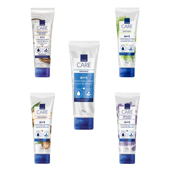 Luvas de Silicone Creme Protetor para as Mãos 75g Avon