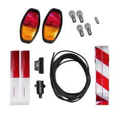 Kit Elétrico Para Reboque / Carretinha/ C/faixas Refletivas