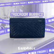 Trocador de Fraldas portátil impermeável acolchoado e prático para bebê BUBBICO
