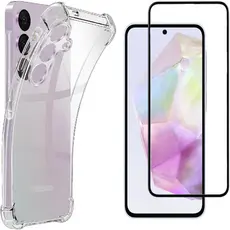 Capa Case Capinha Anti Impacto \ + Película 3D Vidro Temperado Para Samsung s20 s21 s22 s23 s24 s25 FE plus