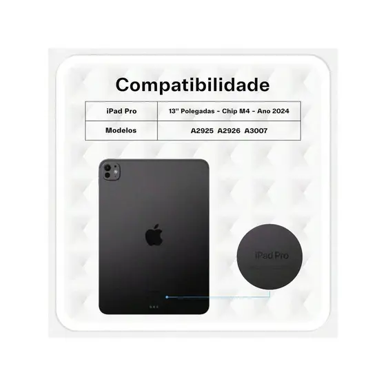Pelicula Fosca de Ceramica para Todos os Modelos de iPad - iPad Mini   4/5  6  iPad 2/3/4  5/6  7  8  9 - Pronta Entrega