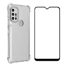 Capa Case Capinha Anti Imapcto Para Moto G10 G20 G30 + Película 3D Vidro Temperado