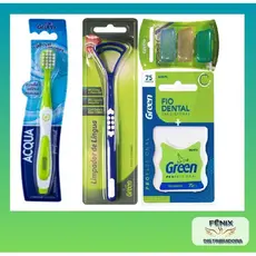 ESCOVA DE DENTE GREEN ORIGINAL MODELO ACQUA, EXTRA MACIA PARA GENGIVA SENSIVEL
