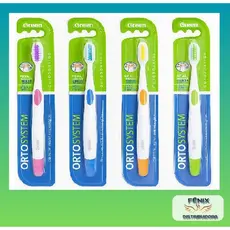 ESCOVA DENTAL ORTODÔNTICA LINHA PROFISSIONAL ORTO SYSTEM - ORIGINAL GREEN