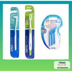 KIT ESCOVA DE DENTE ADULTO P/APARELHOS LINHA ORTODÔNTICA ORIGINAL GREEN